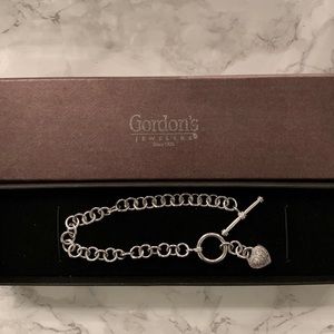 Gordon’s Jewelers Sterling Silver Charm Bracelet